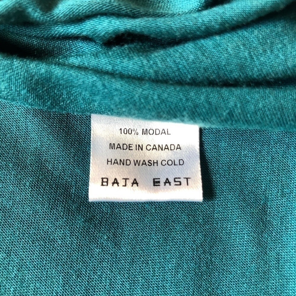 Baja East 100% Modal Short-sleeve Lagenlook Maxi Dress Size X-Small - Picture 10 of 10